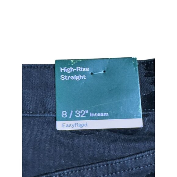 Wild Fable Womens High-Rise Straight Jeans Floral Print Size 8 / 32" Inseam - Picture 8 of 11